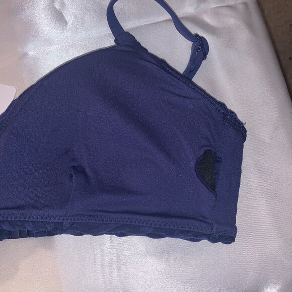 SEAFOLLY X REVOLVE Freshwater Bralette Bikini Top. 12. Blue‎ - Picture 8 of 9